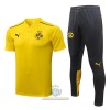 BVB Borussia Dortmund Polo da Allenamento 2022-23 Gialla per Uomo